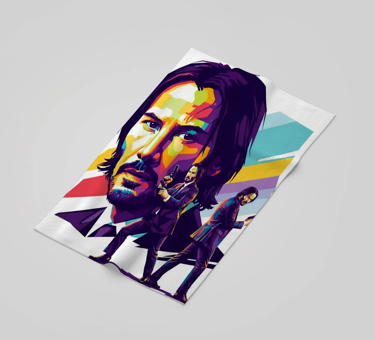 Keanu Reeves - John Wick art telo mare da Hantamrata