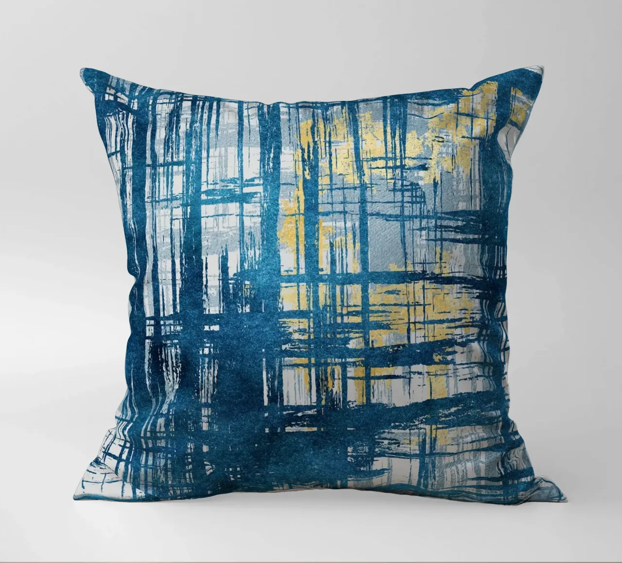 abstract geometric lines punk cuscino da vintageshop