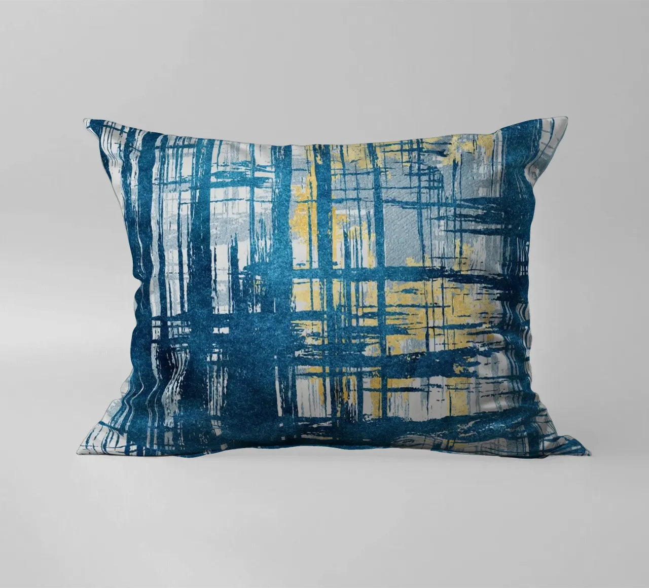abstract geometric lines punk cuscino da vintageshop