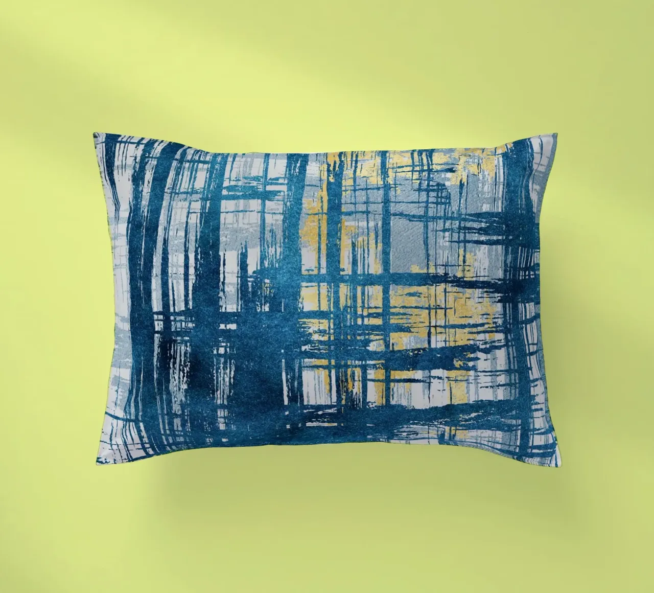 abstract geometric lines punk cuscino da vintageshop
