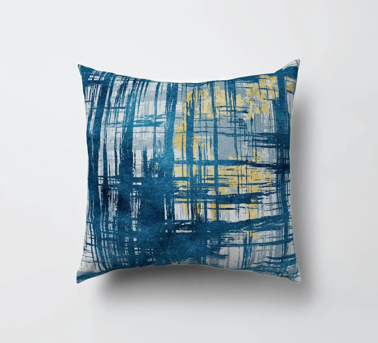 abstract geometric lines punk cuscino da vintageshop