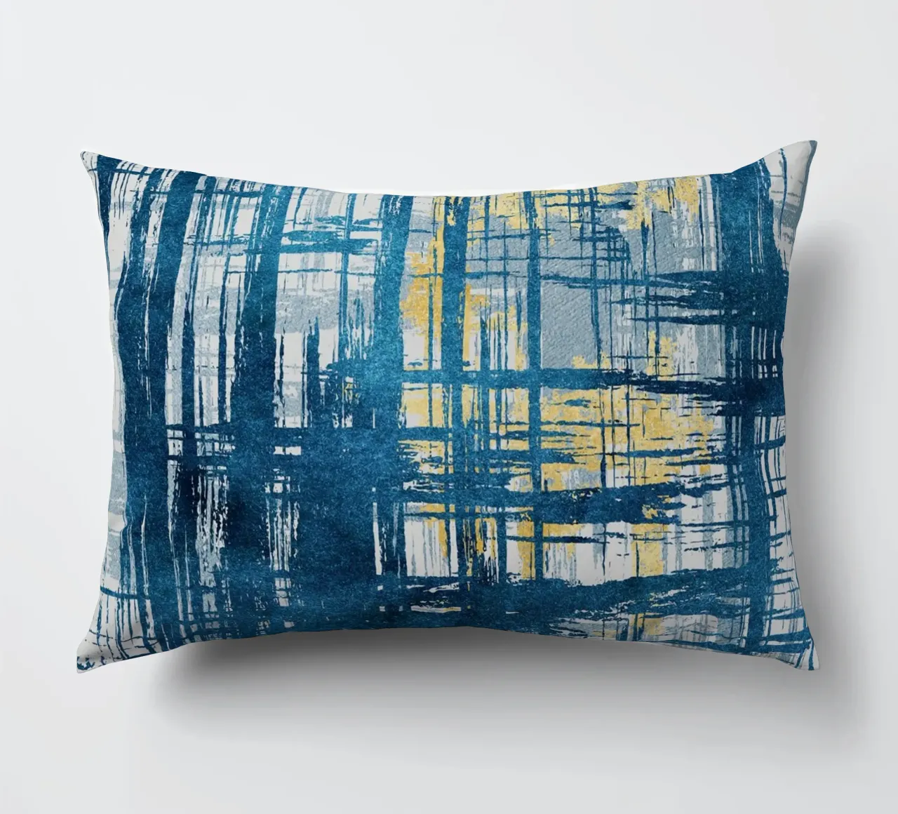 abstract geometric lines punk cuscino da vintageshop