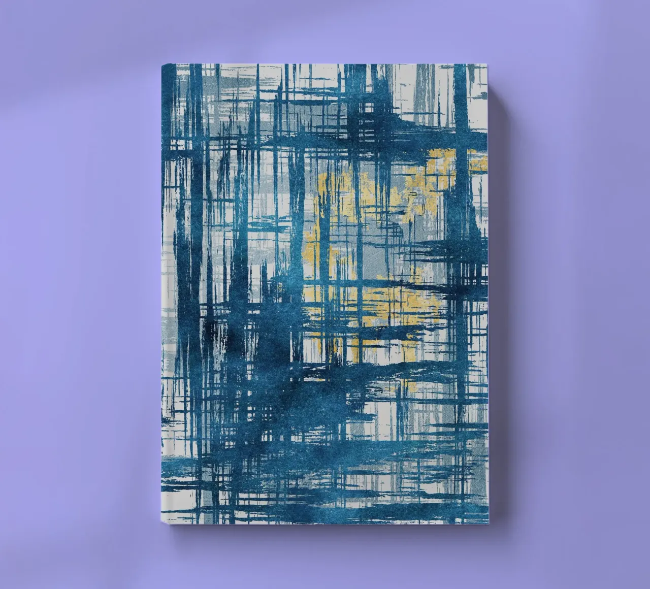 abstract geometric lines punk notebook by vintageshop