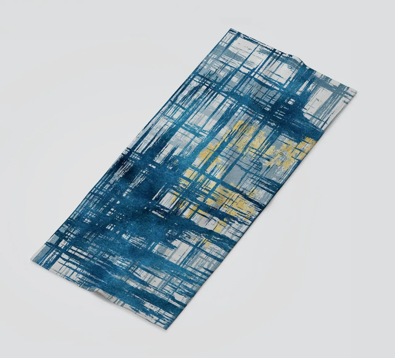 abstract geometric lines punk telo mare da vintageshop