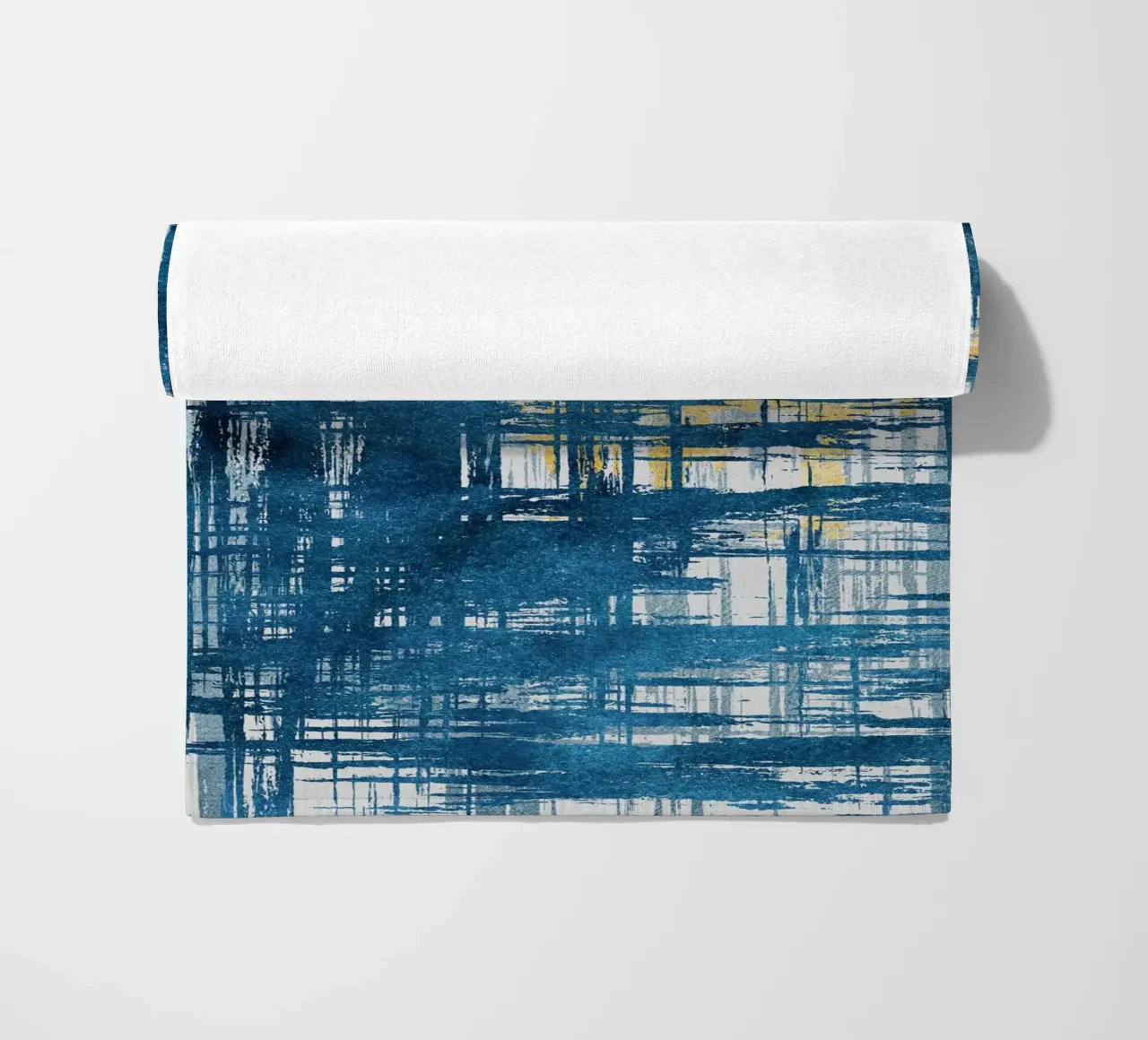 abstract geometric lines punk telo mare da vintageshop