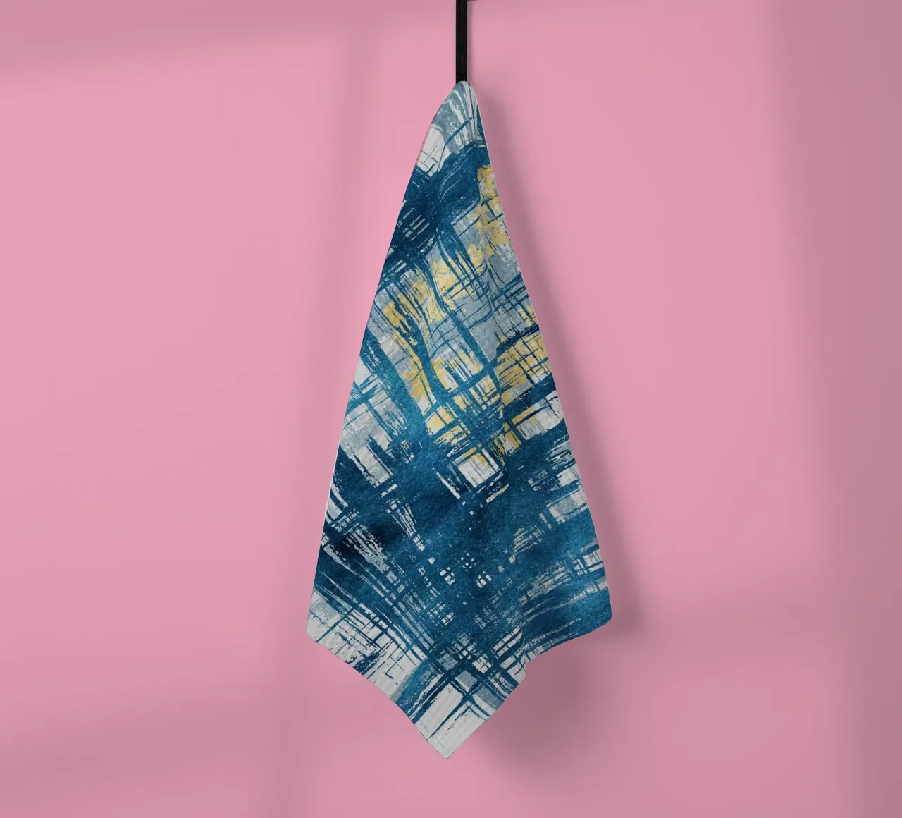 abstract geometric lines punk Geschirrtuch von vintageshop