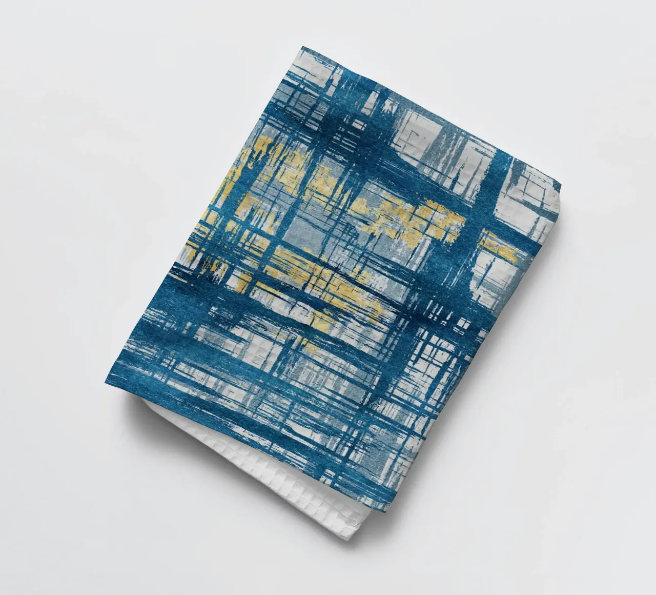 abstract geometric lines punk Geschirrtuch von vintageshop