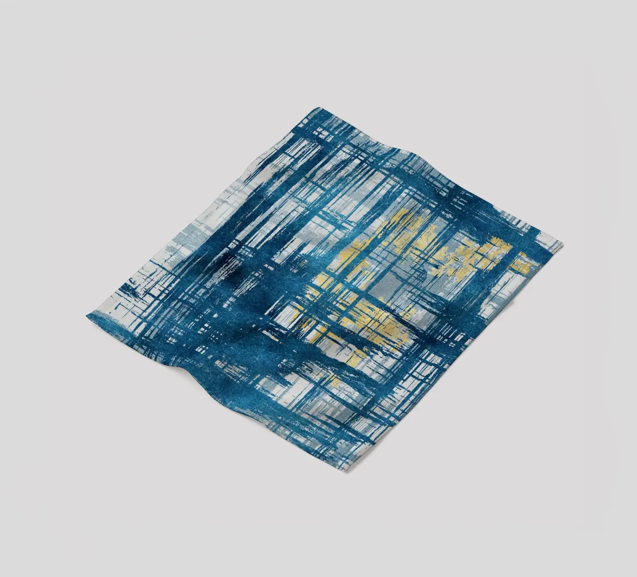 abstract geometric lines punk coperta in pile da vintageshop