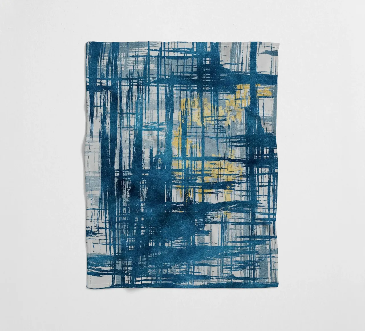 abstract geometric lines punk coperta in pile da vintageshop
