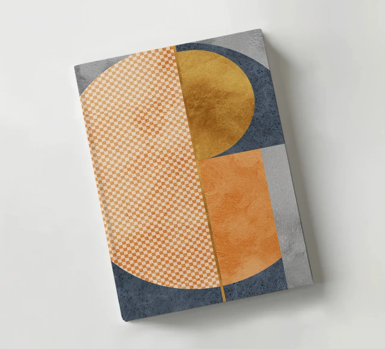 abstract geometric checkered diario da vintageshop