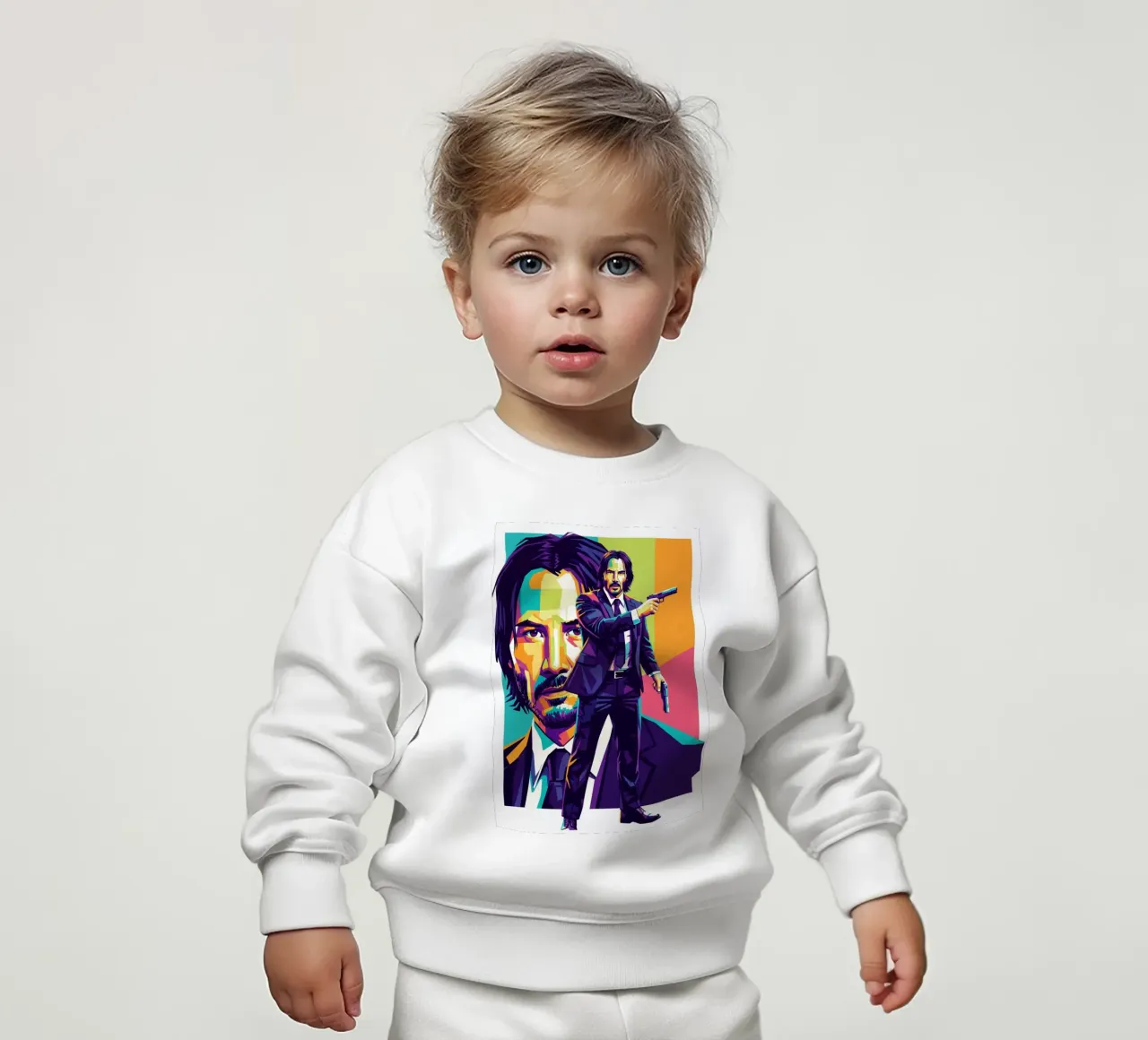 Keanu Reeves - John Wick style felpa neonato da Hantamrata