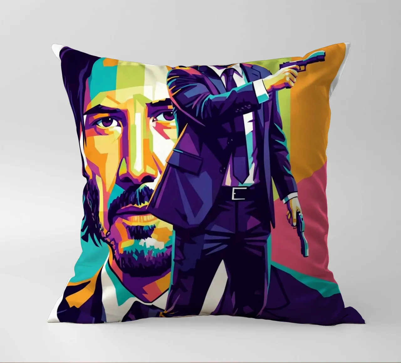 Keanu Reeves - John Wick style cuscino da Hantamrata