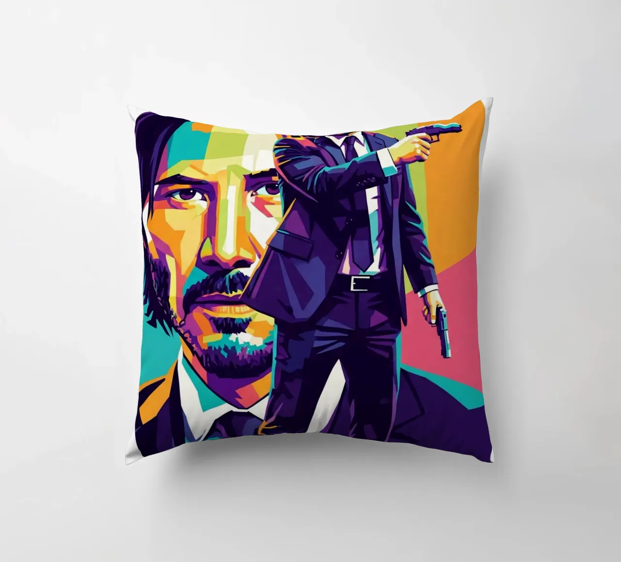 Keanu Reeves - John Wick style cuscino da Hantamrata