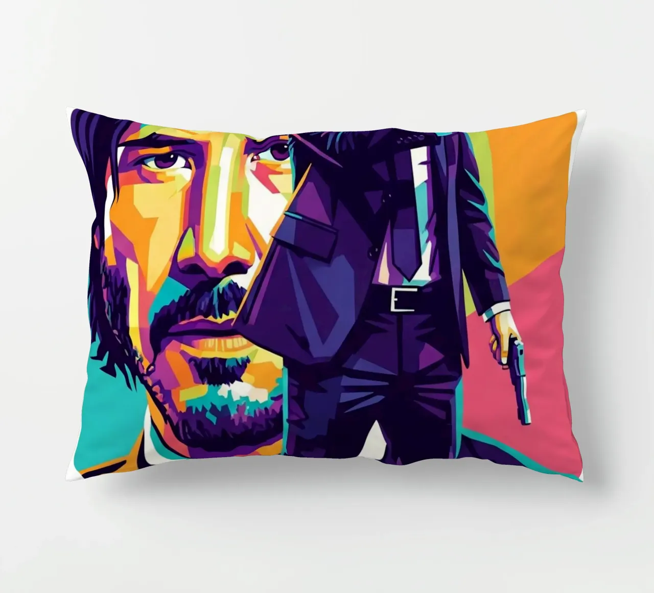 Keanu Reeves - John Wick style cuscino da Hantamrata