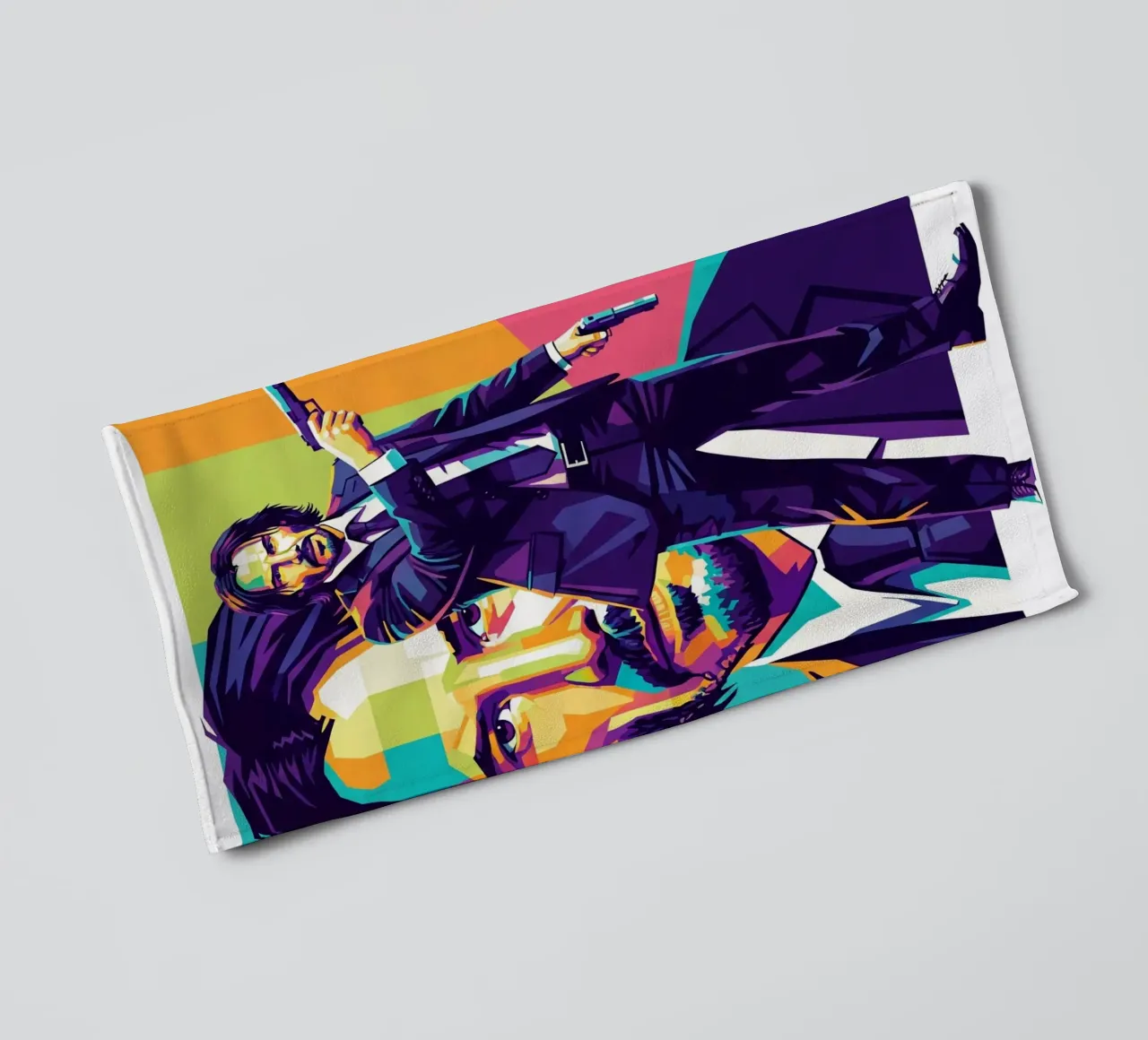 Keanu Reeves - John Wick style asciugamano da bagno da Hantamrata