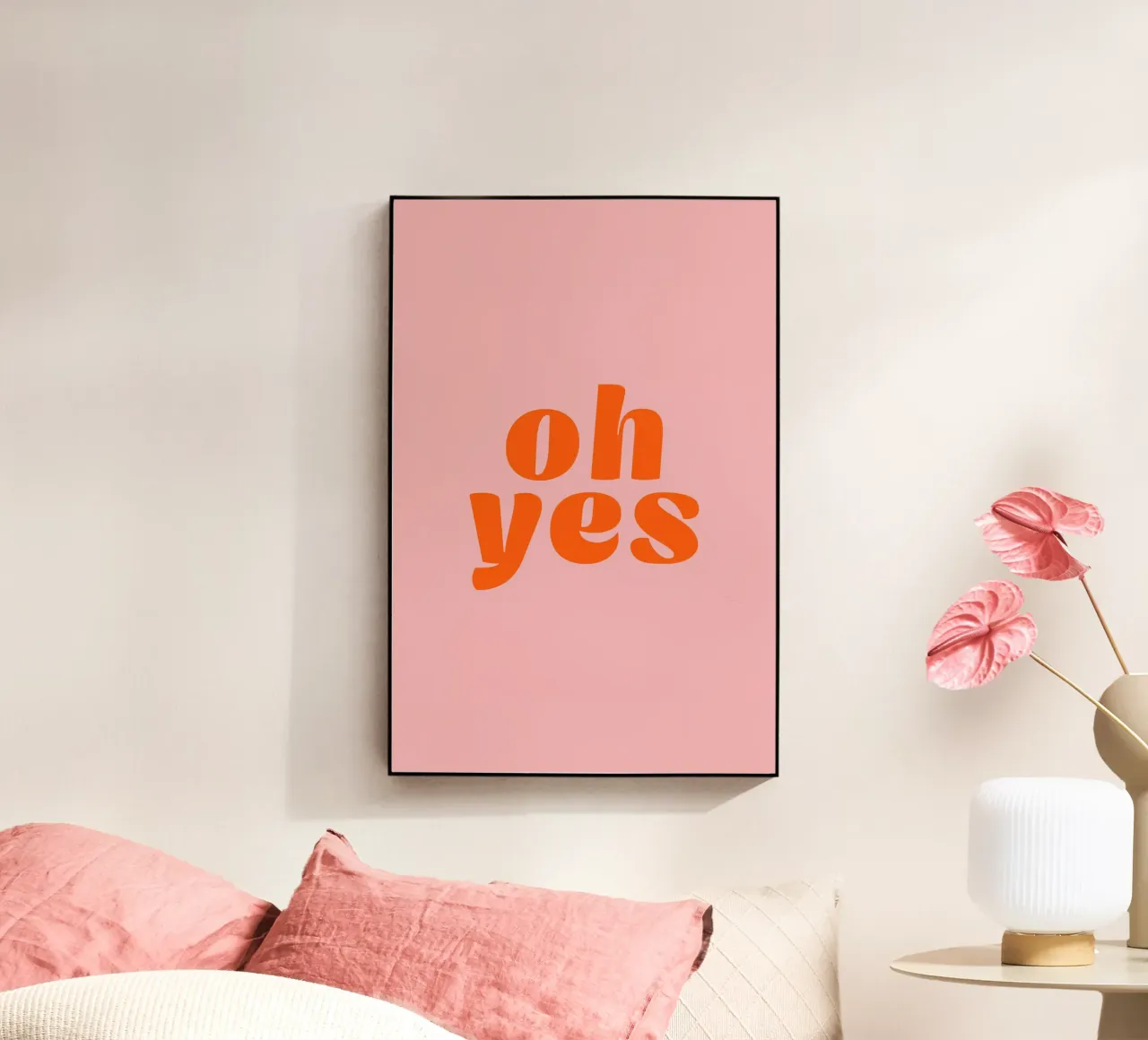 Oh sì plexiglass da Maren Gross