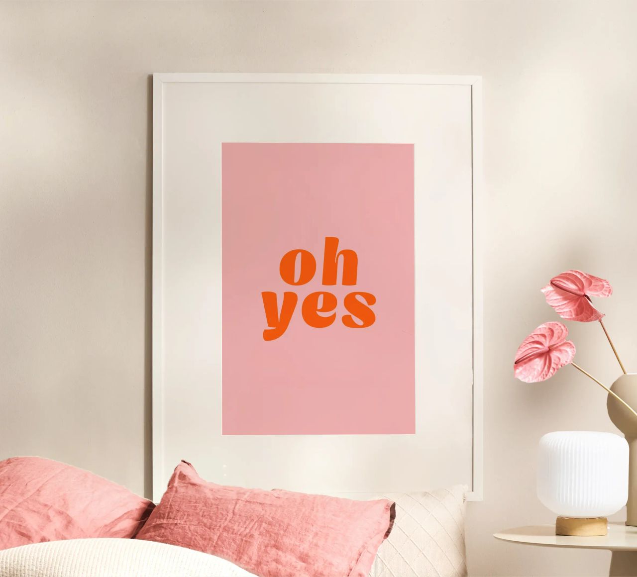 oh yes poster by Maren Gross