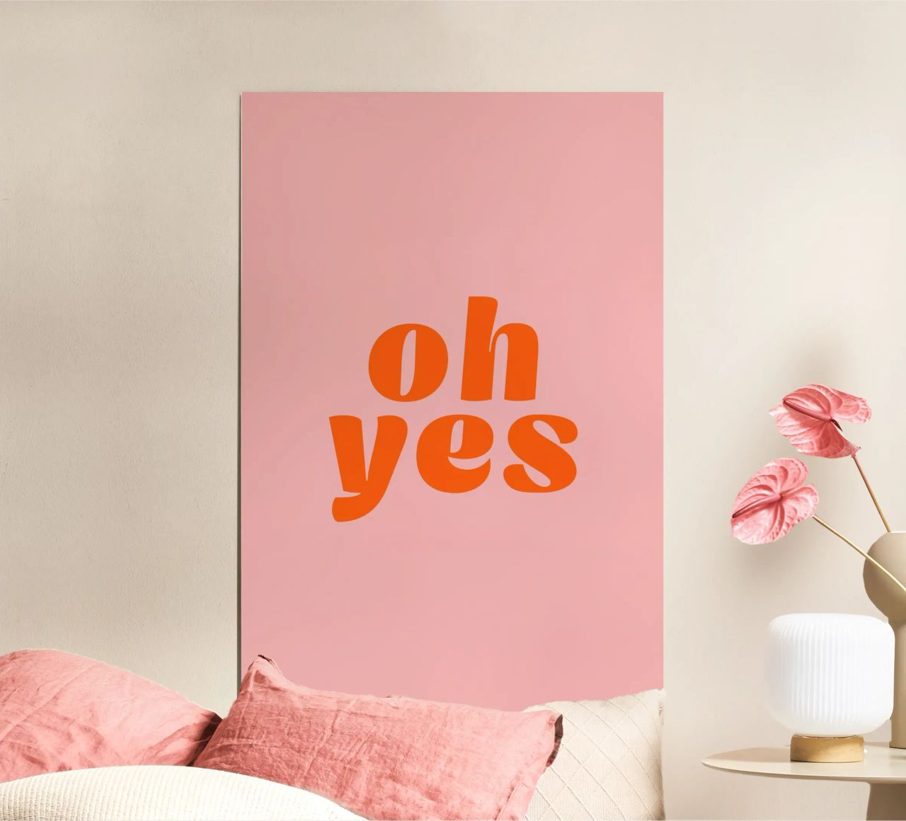 oh yes poster by Maren Gross