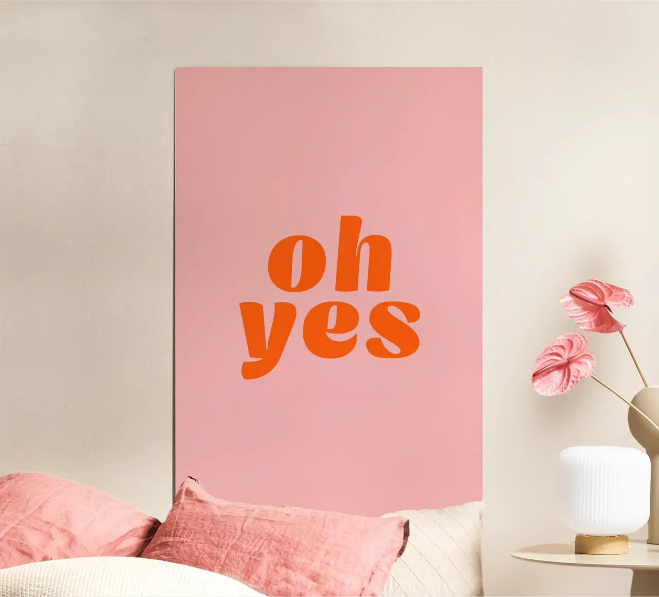 oh yes poster by Maren Gross