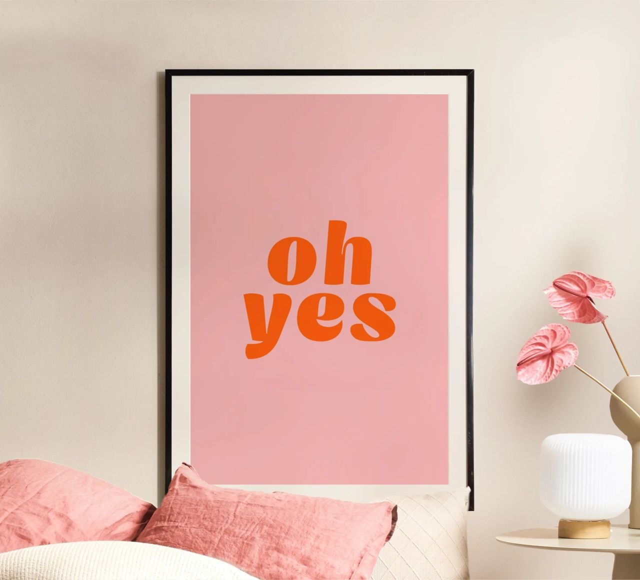 oh yes poster by Maren Gross