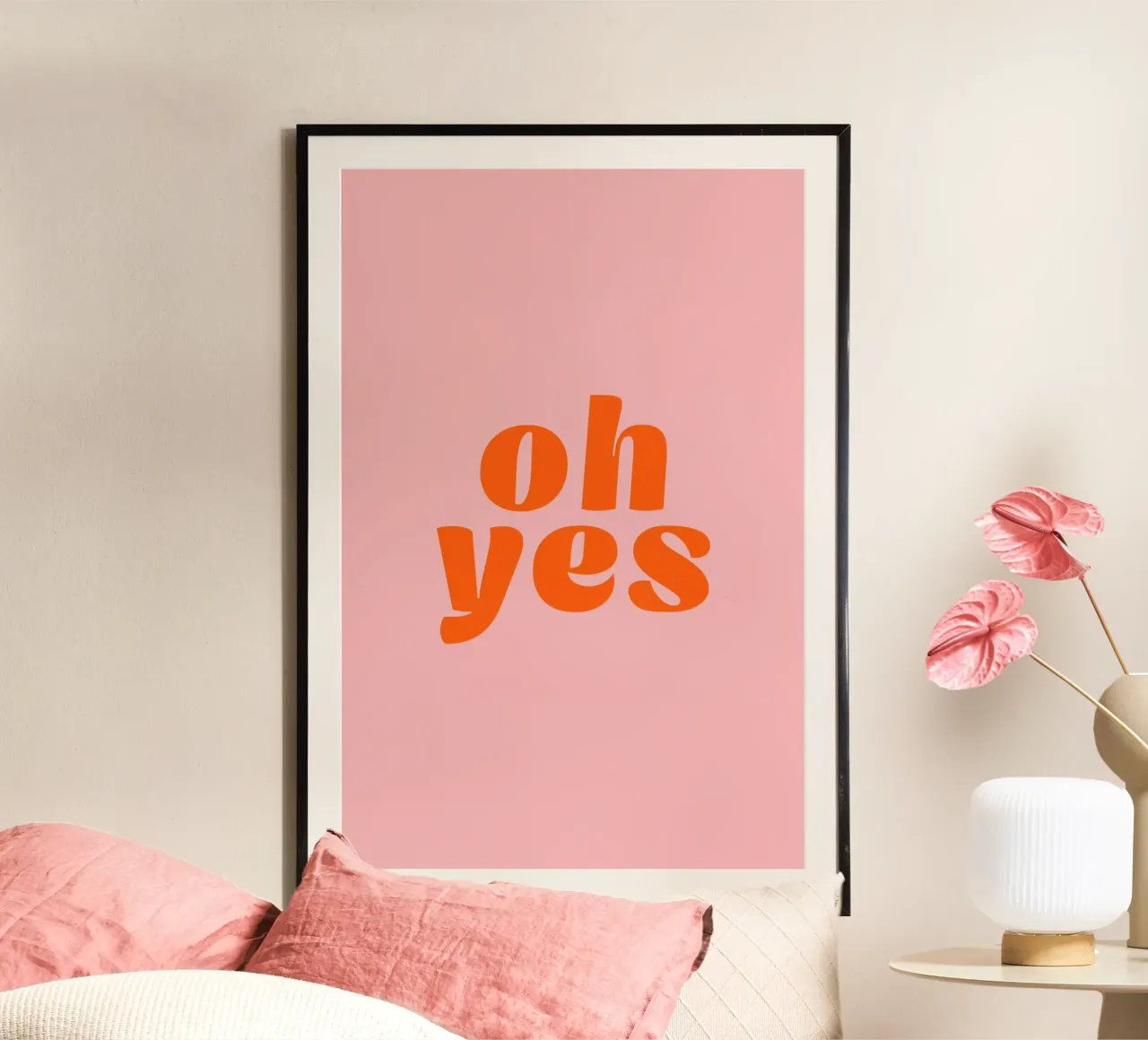 oh yes poster by Maren Gross