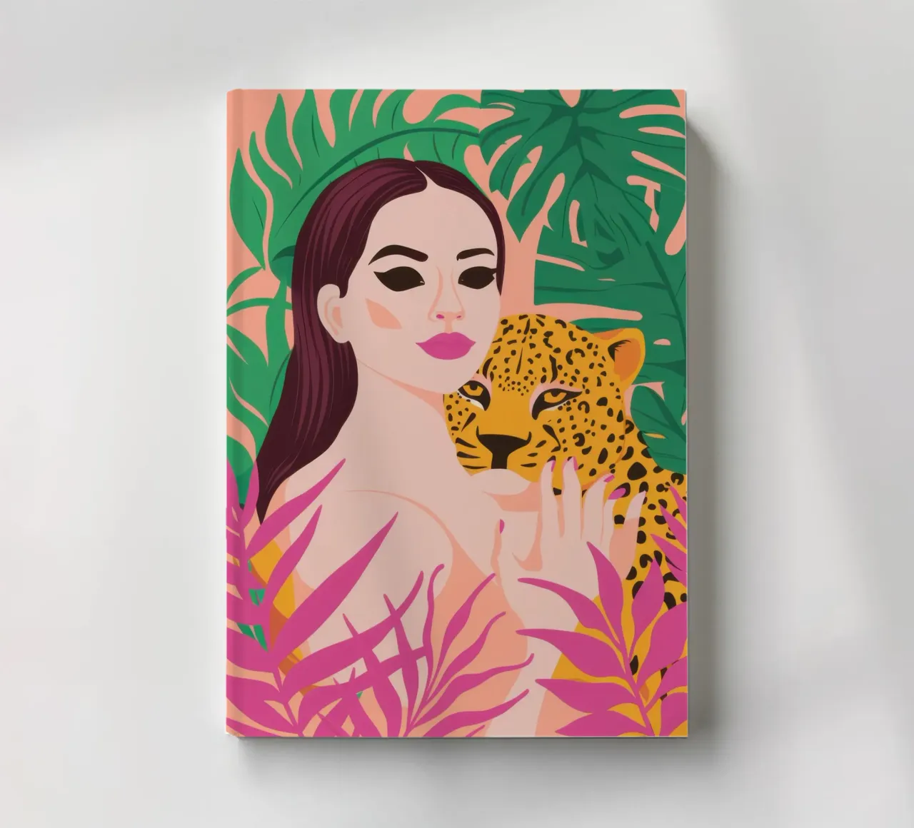Leopard Print Muse notebook by Veil Maya
