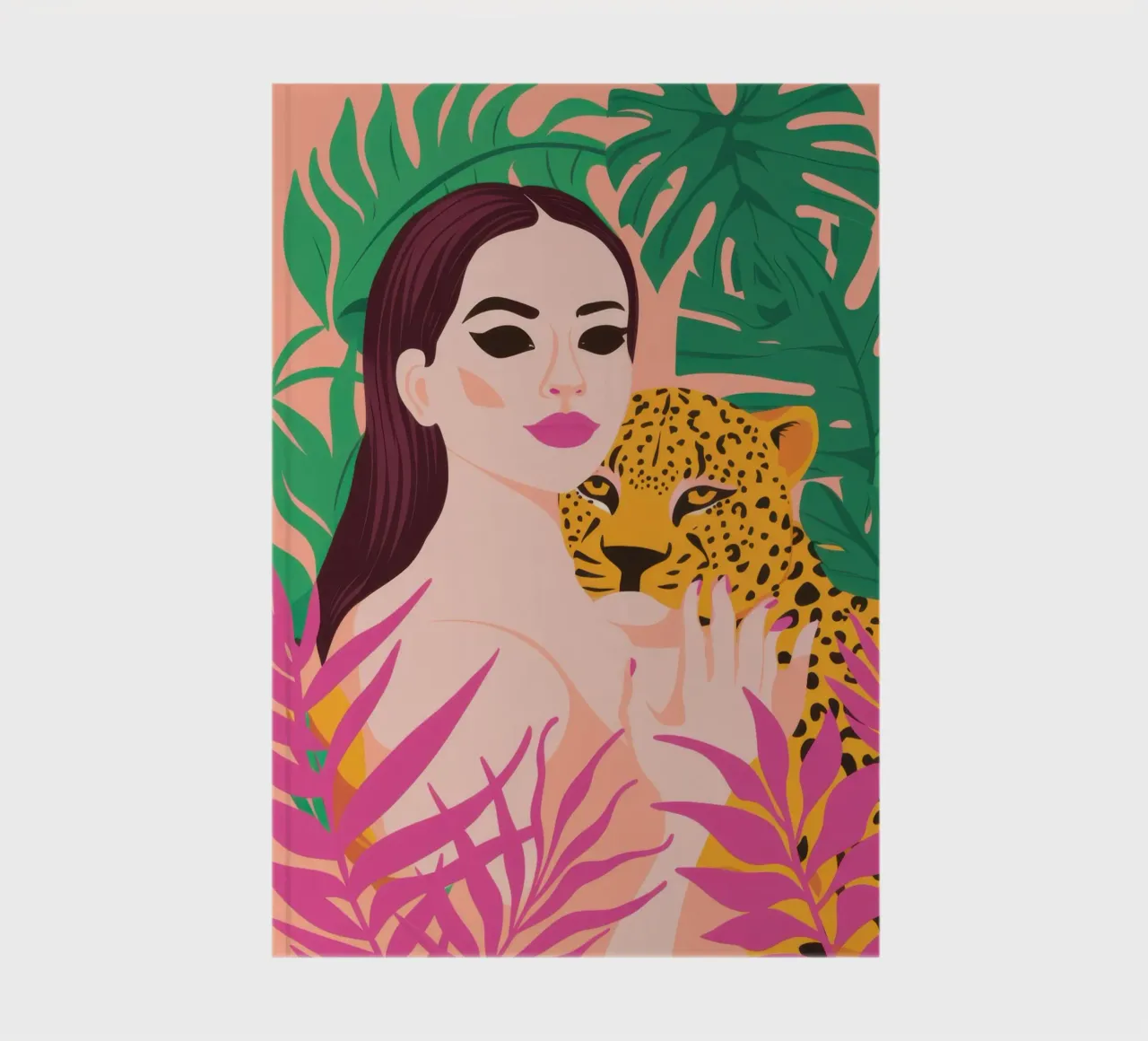 Leopard Print Muse notebook by Veil Maya