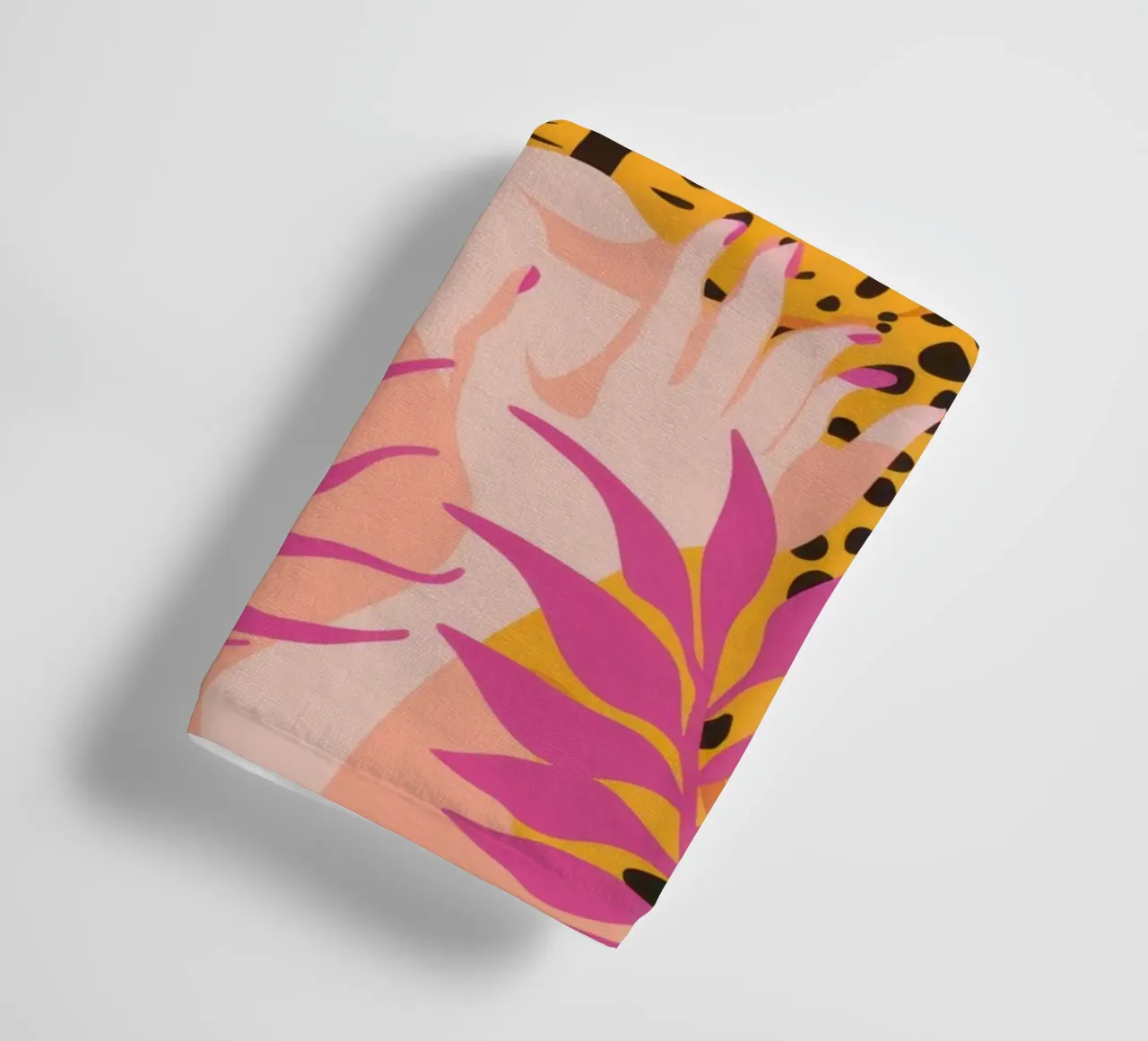 Leopard Print Muse towel by Veil Maya
