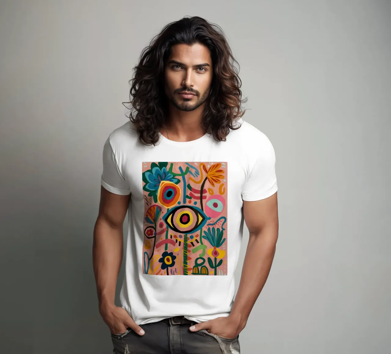 Flora Sguardo mistico t-shirt da Prism Ritual