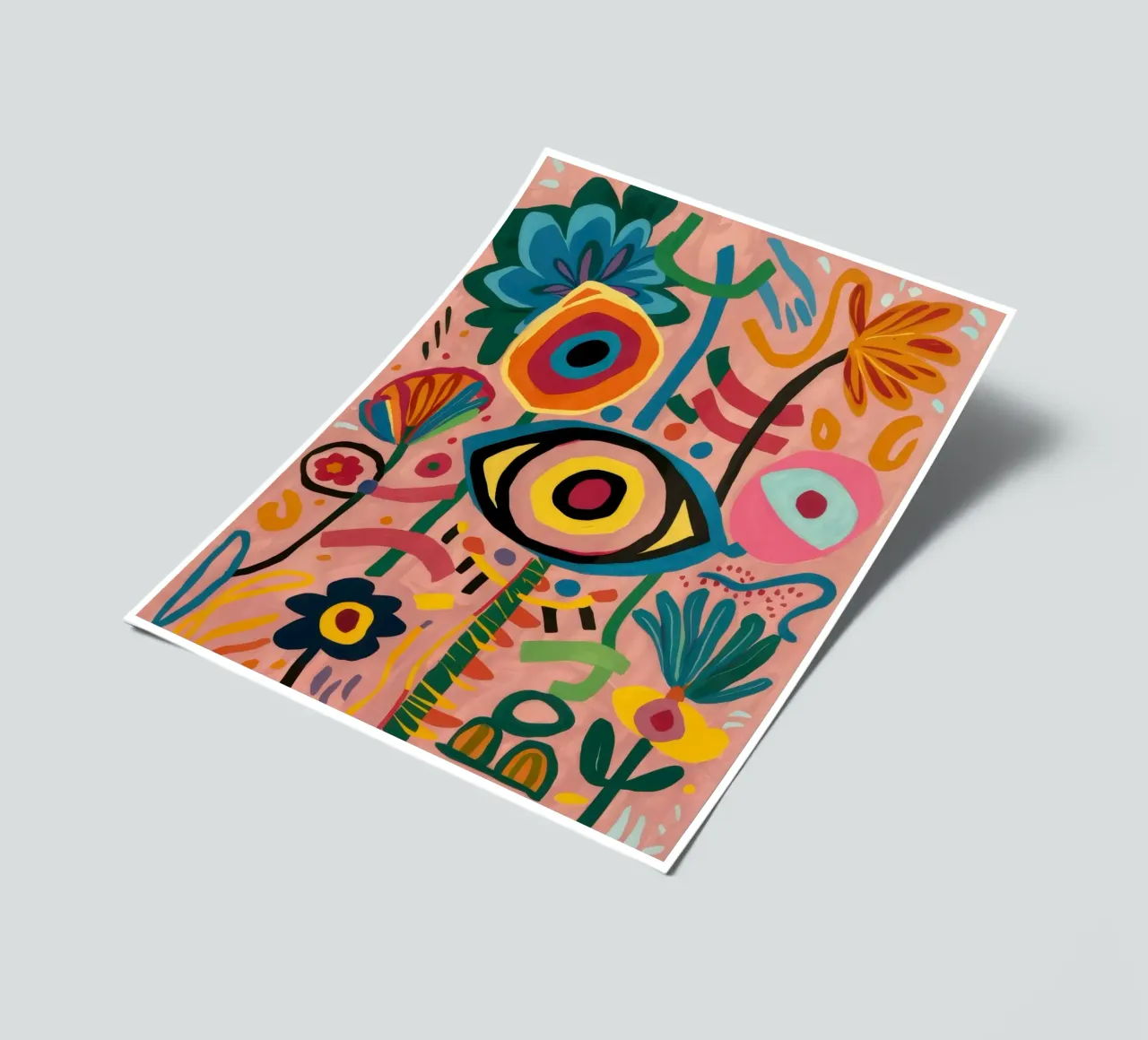 Flora Sguardo mistico foglio adesivo da Prism Ritual