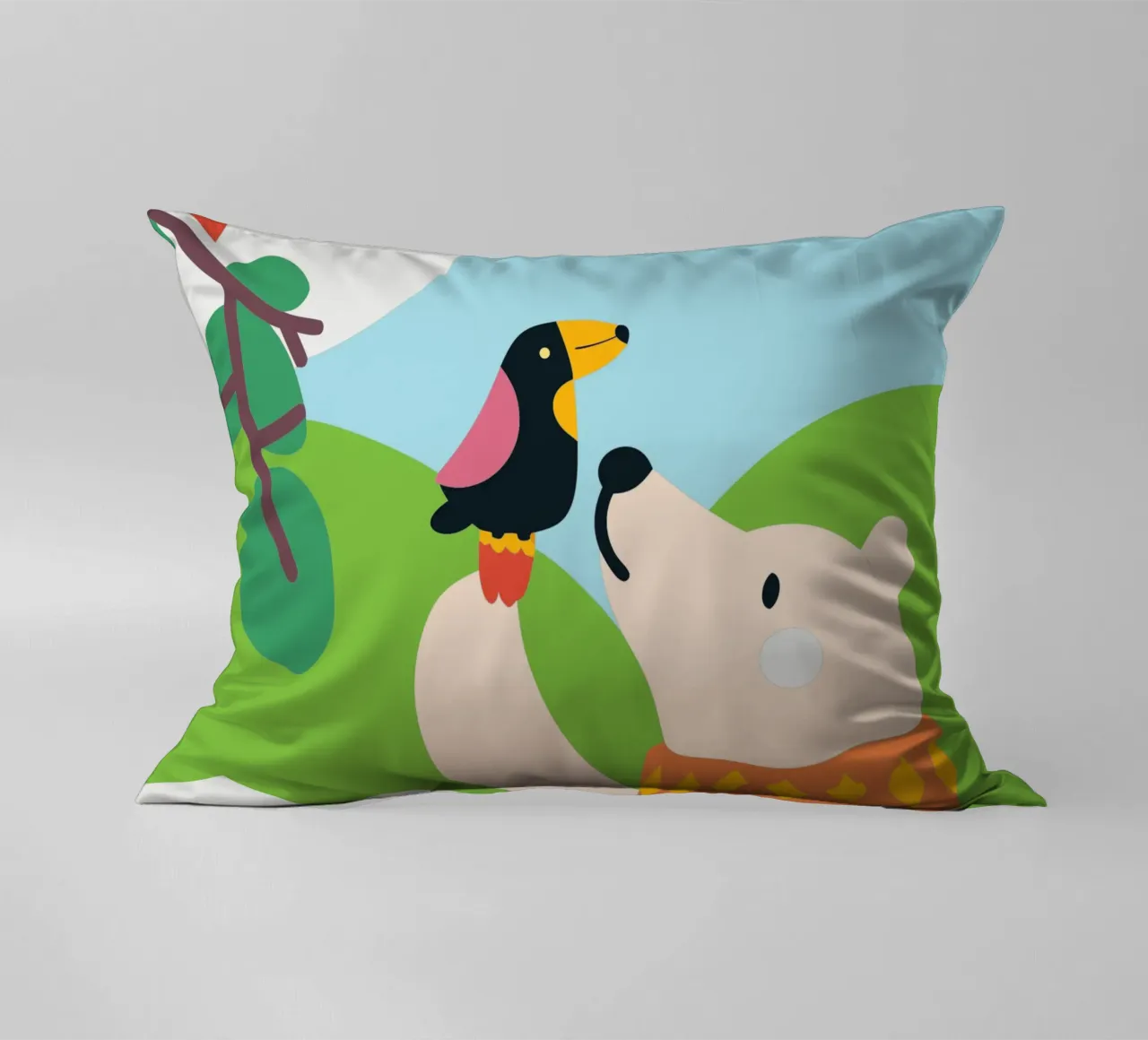 Orsi e uccelli cuscino da CUTE ANIMALS