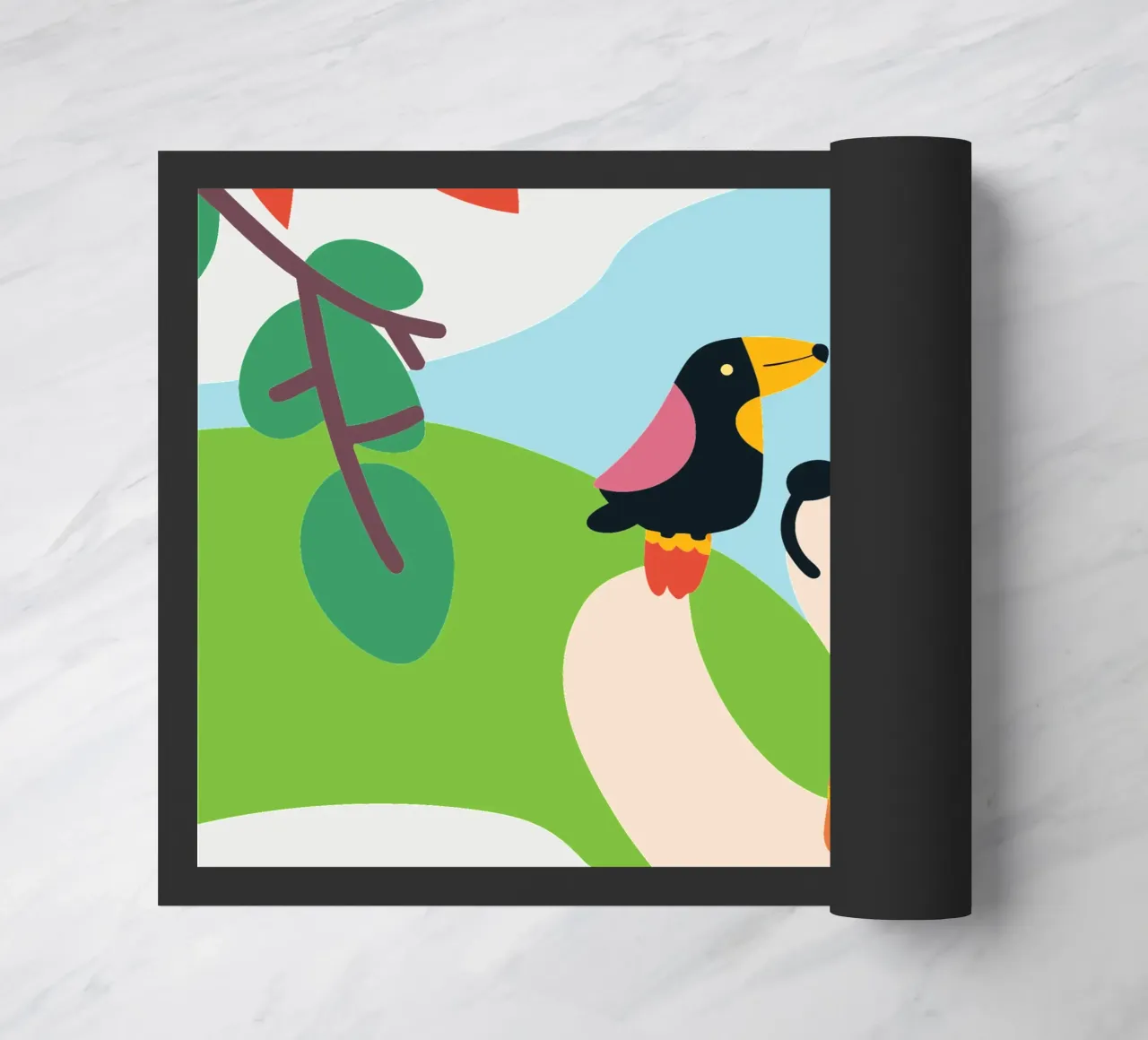 Orsi e uccelli zerbino da CUTE ANIMALS