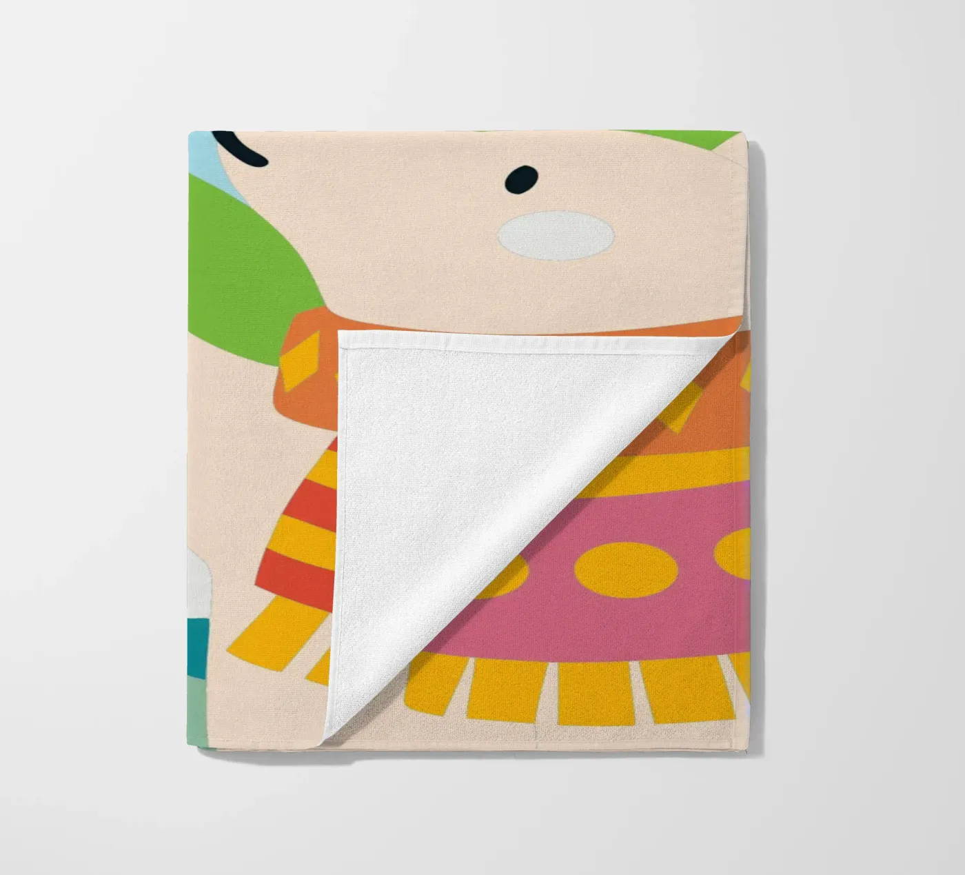 Bears and Birds beach towel by CUTE ANIMALS