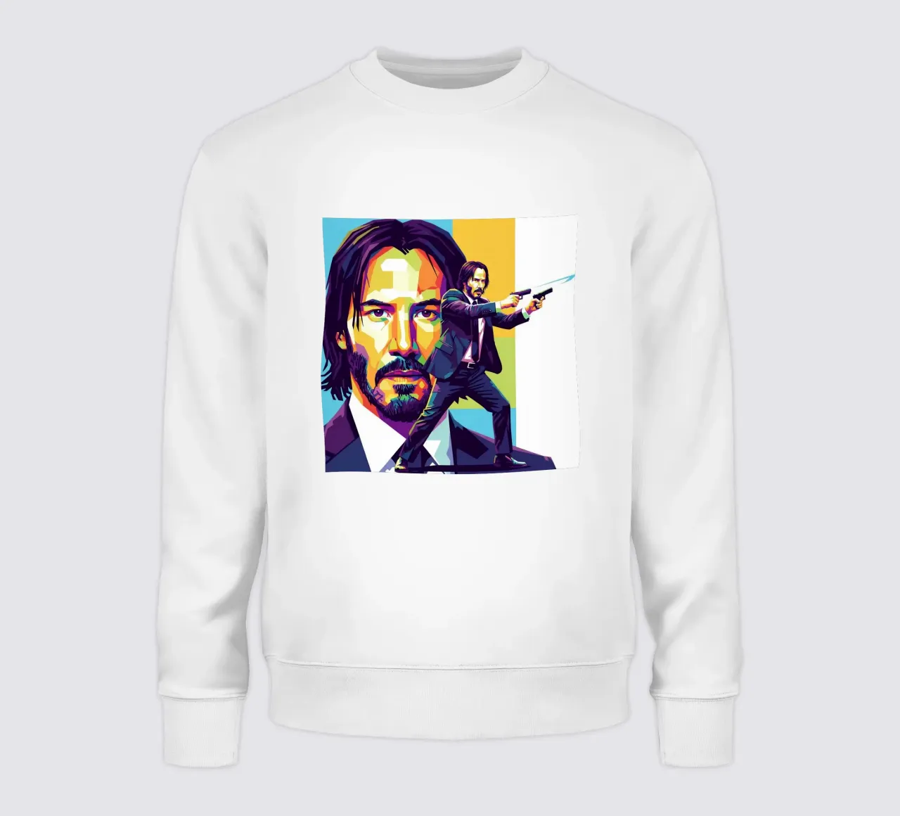 Keanu Reeves in WPAP art style felpa da Hantamrata
