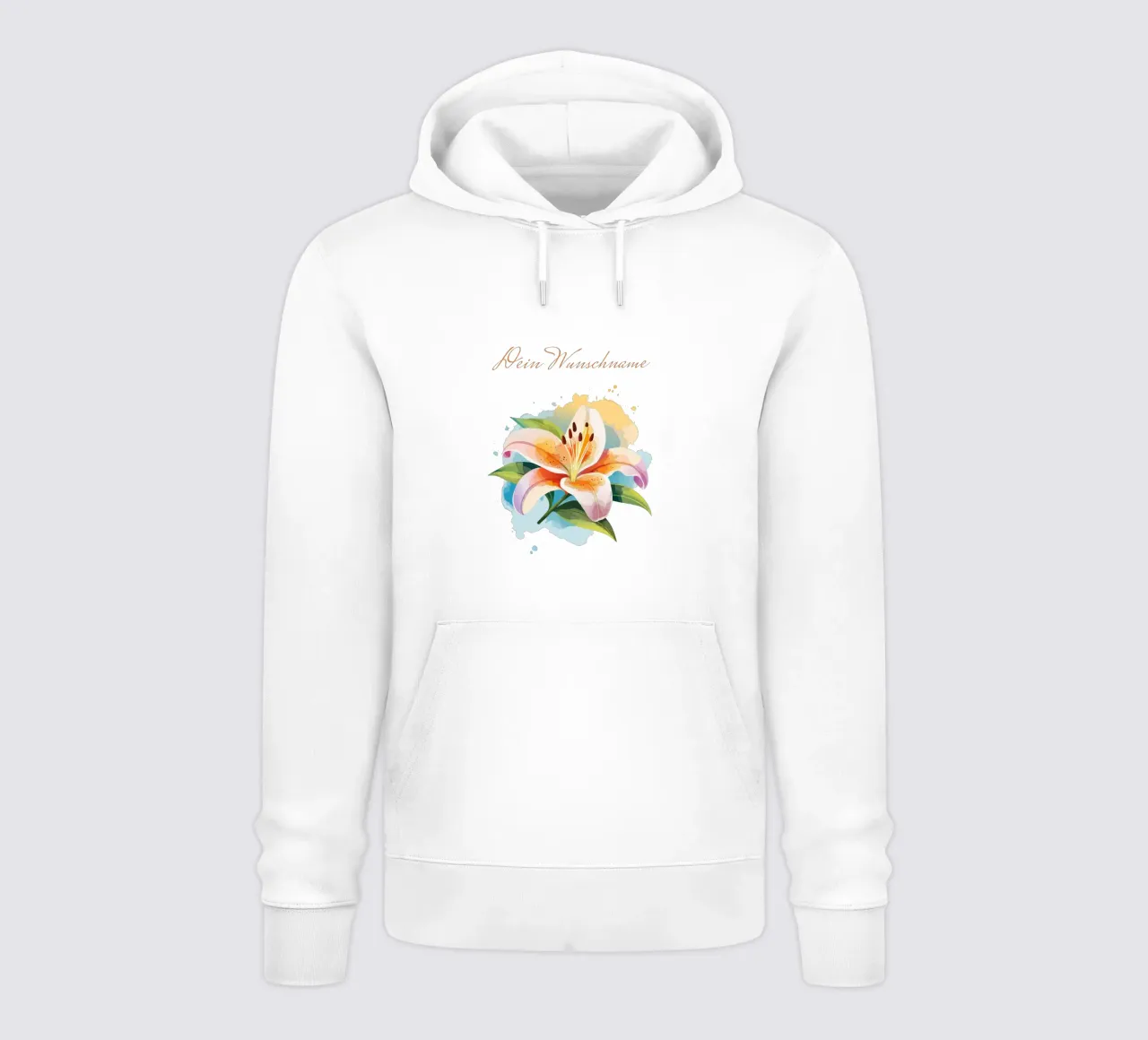 Fiore di nascita - Giglio di maggio felpa con cappuccio da Geburtsblume