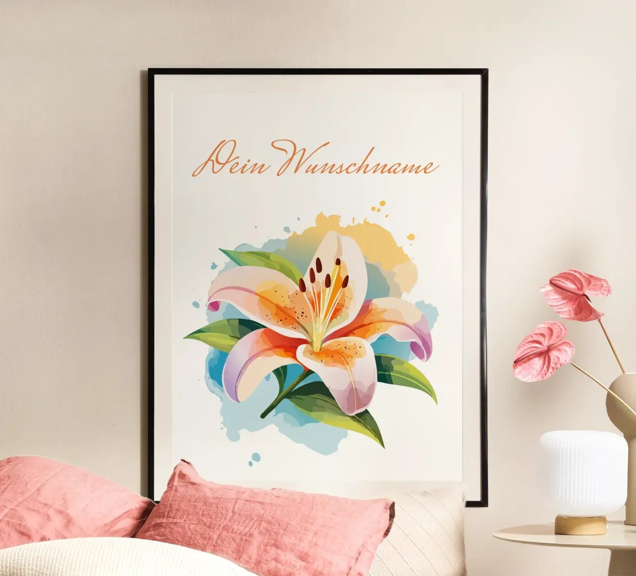 Birth flower - May lily hahnemühle by Geburtsblume