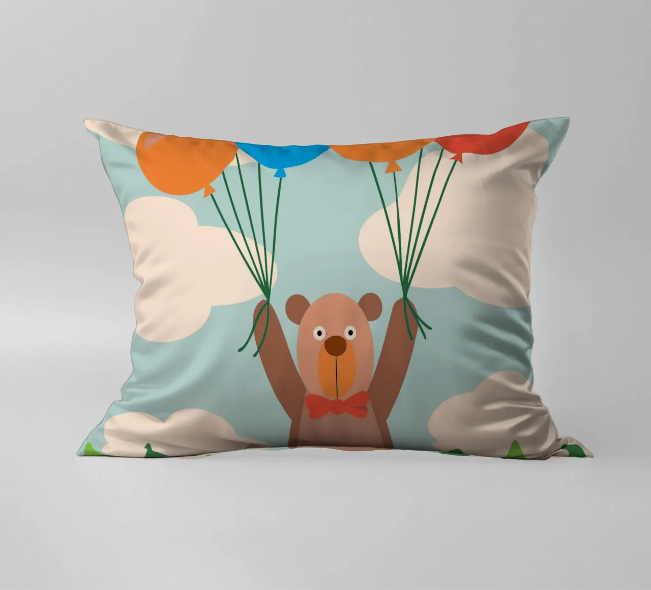 Orso con palloncino cuscino da CUTE ANIMALS