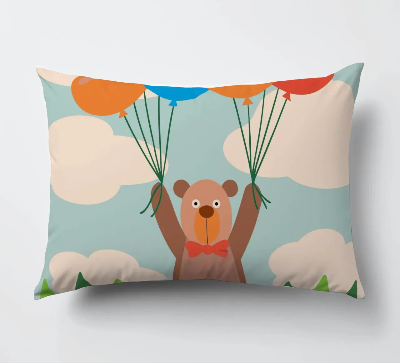 Orso con palloncino cuscino da CUTE ANIMALS