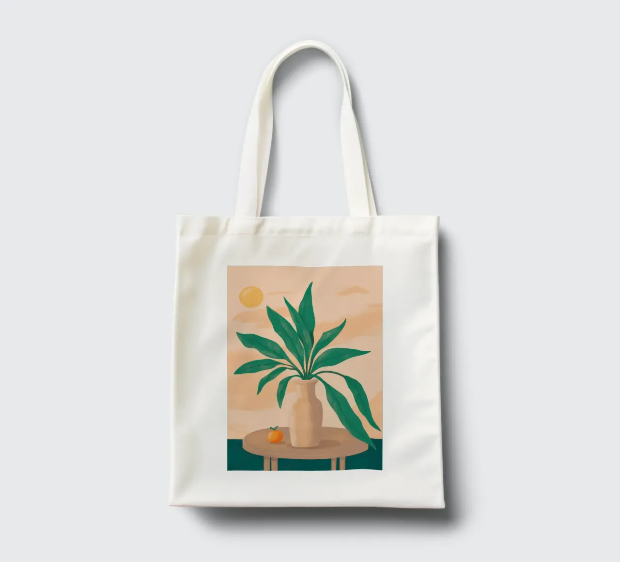Semplice quiete vegetale borsa in juta da Veil Maya