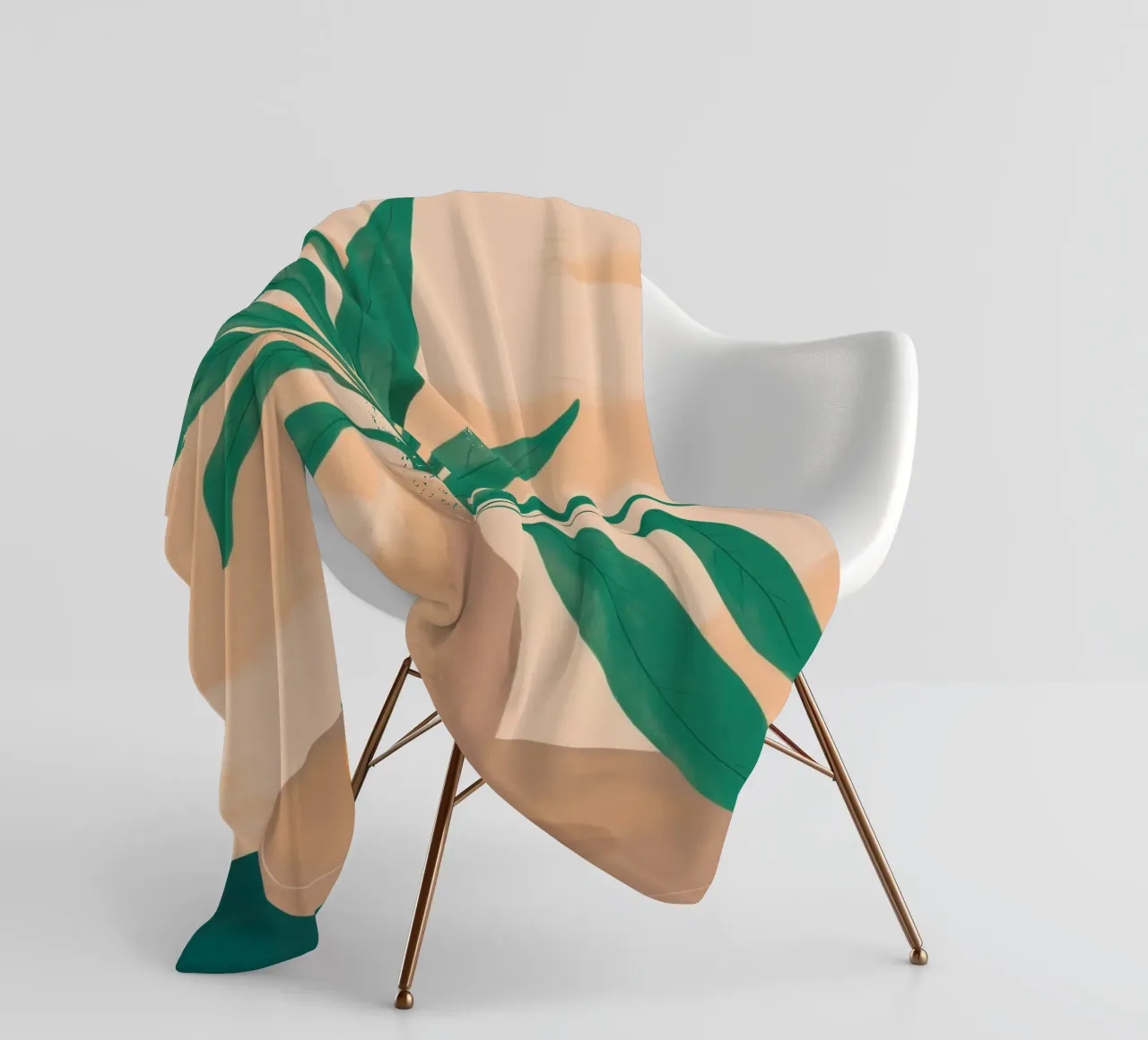 Semplice quiete vegetale coperta in pile da Veil Maya
