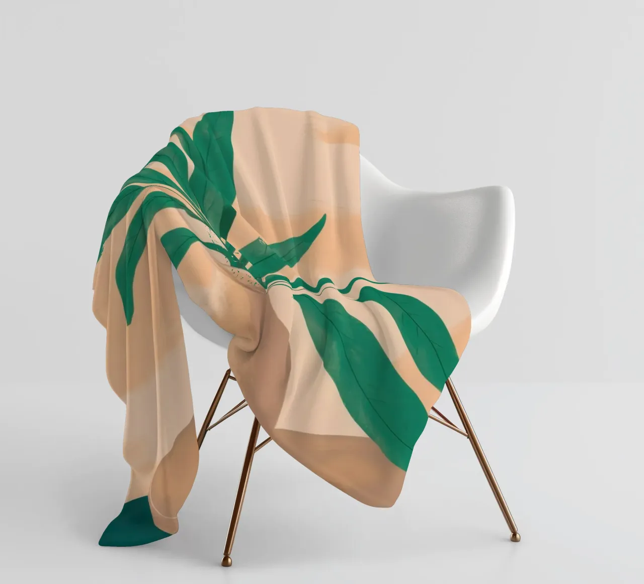 Semplice quiete vegetale coperta in pile da Veil Maya