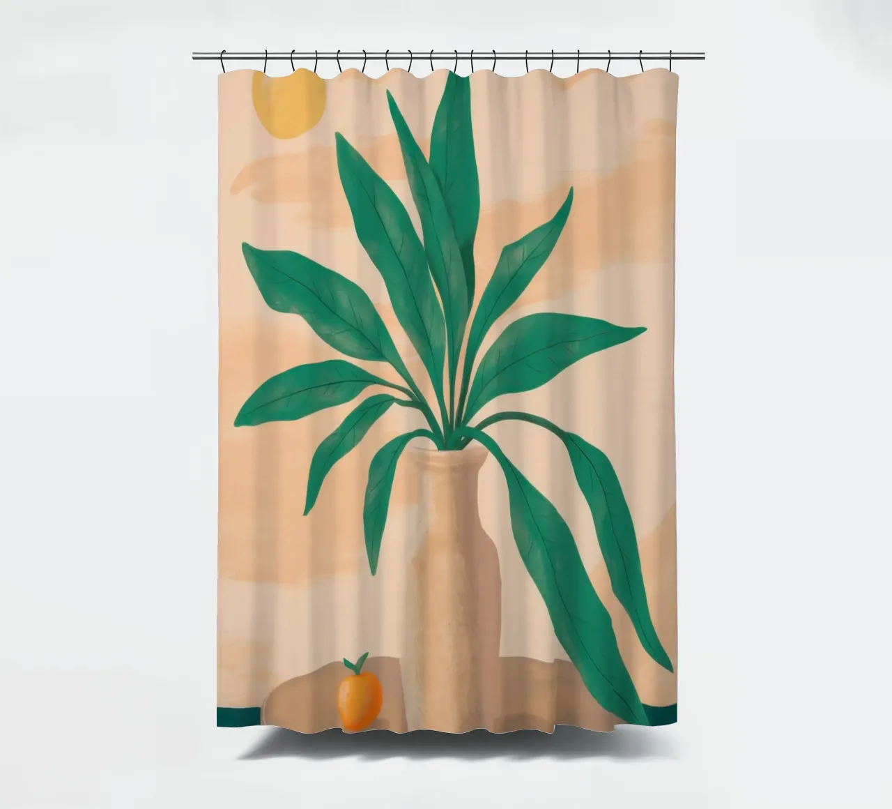 Semplice quiete vegetale tenda da doccia da Veil Maya