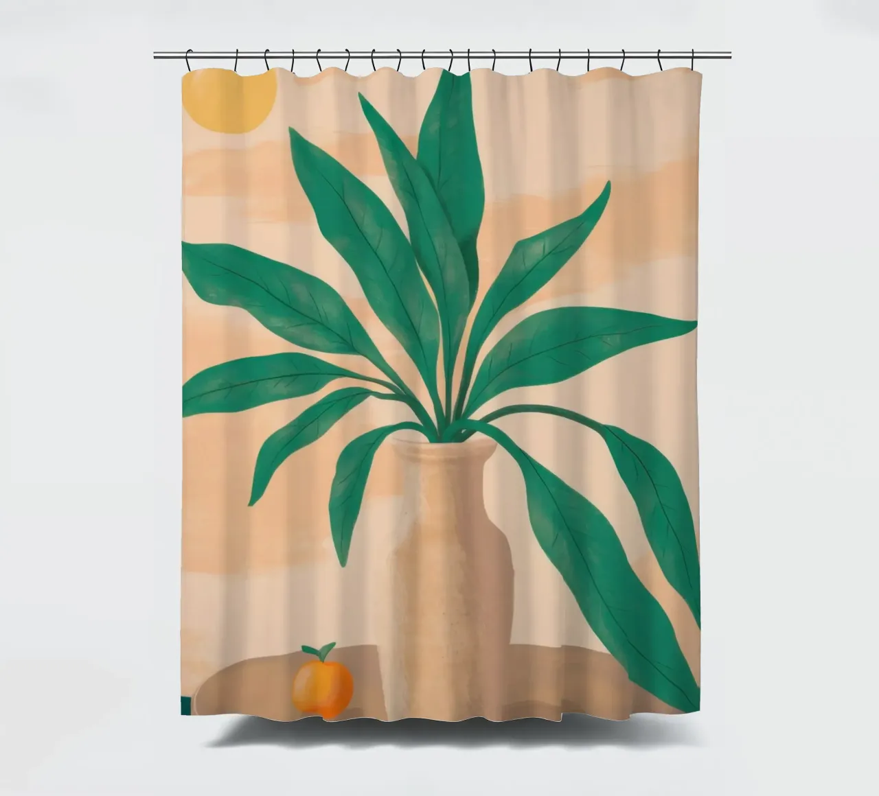 Semplice quiete vegetale tenda da doccia da Veil Maya