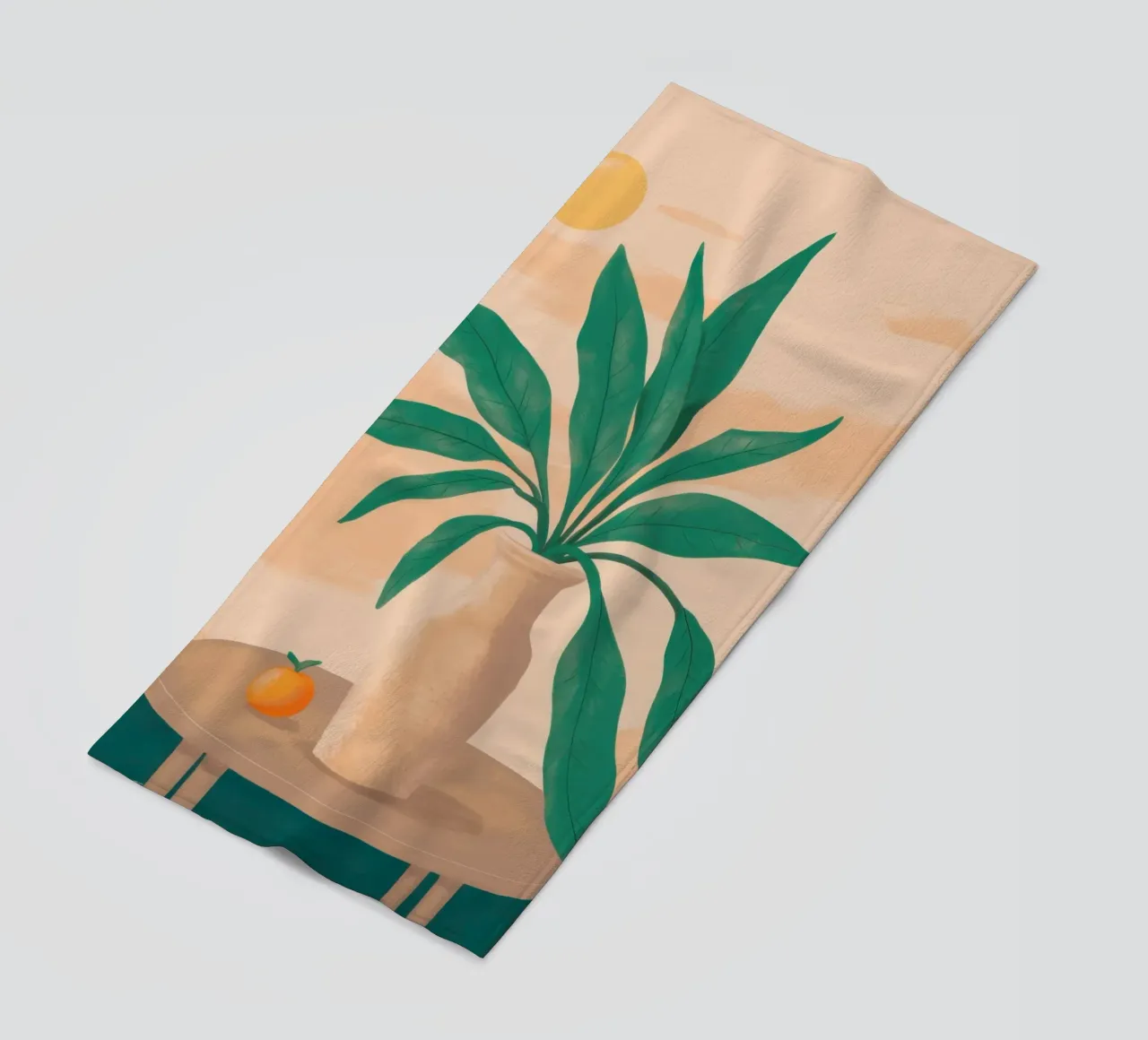 Semplice quiete vegetale telo mare da Veil Maya