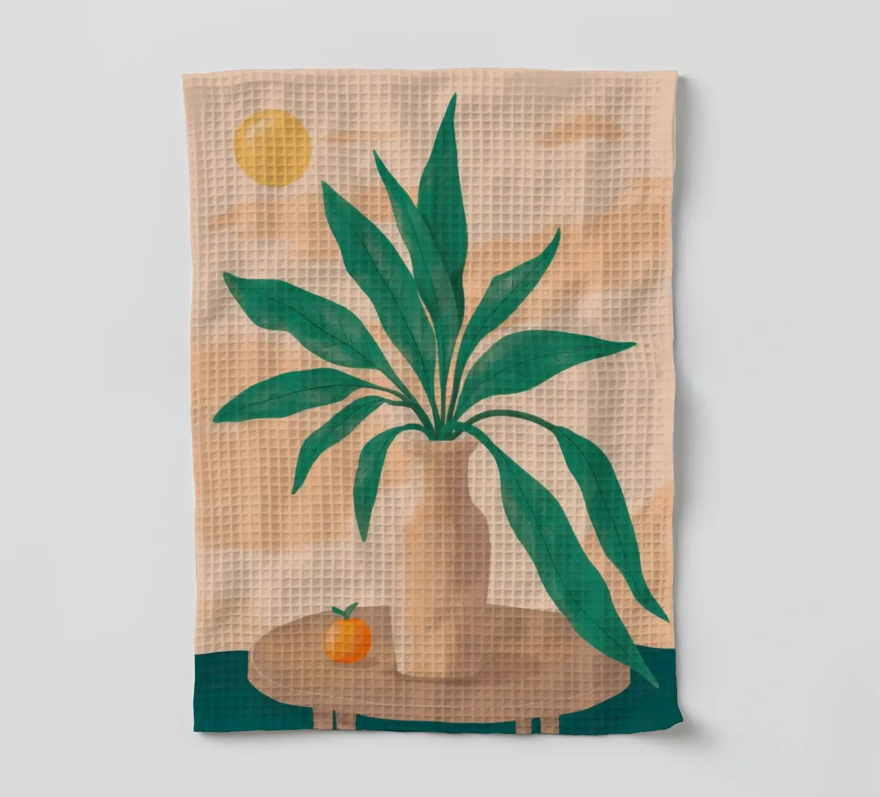 Semplice quiete vegetale canovaccio da cucina da Veil Maya