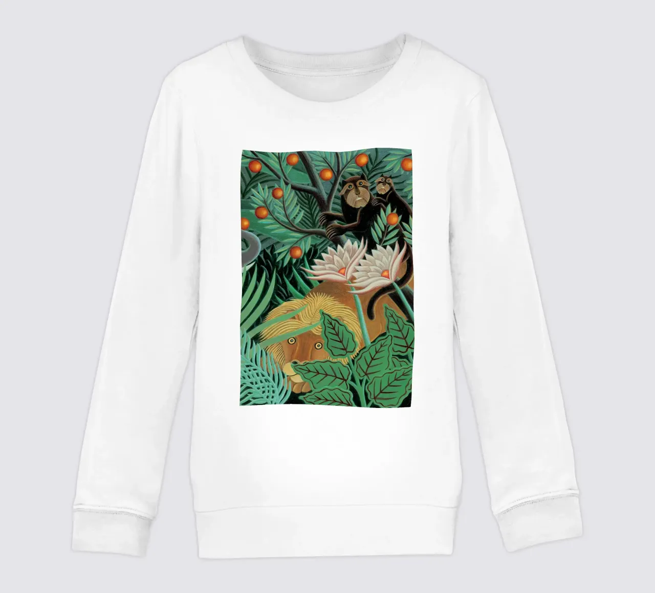 leone maschio in agguato felpa bambino da taylor shop