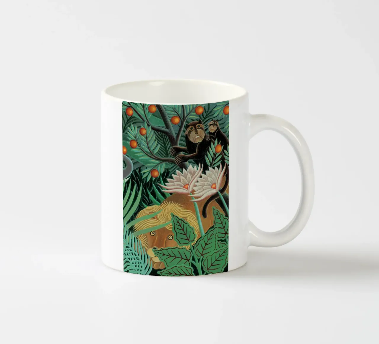 leone maschio in agguato tazza in ceramica da taylor shop