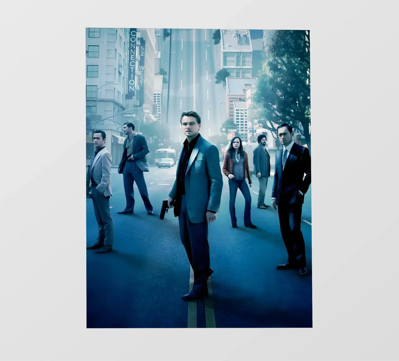 "A team of sharply dressed telo in pvc da Low poly art