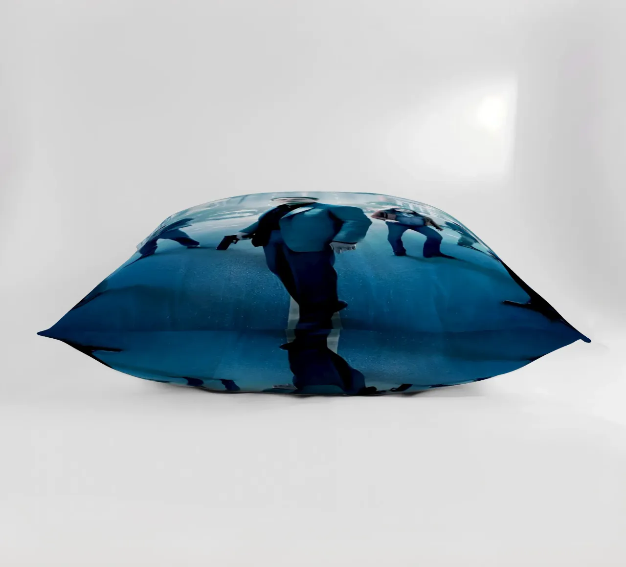 "A team of sharply dressed cuscino da Low poly art