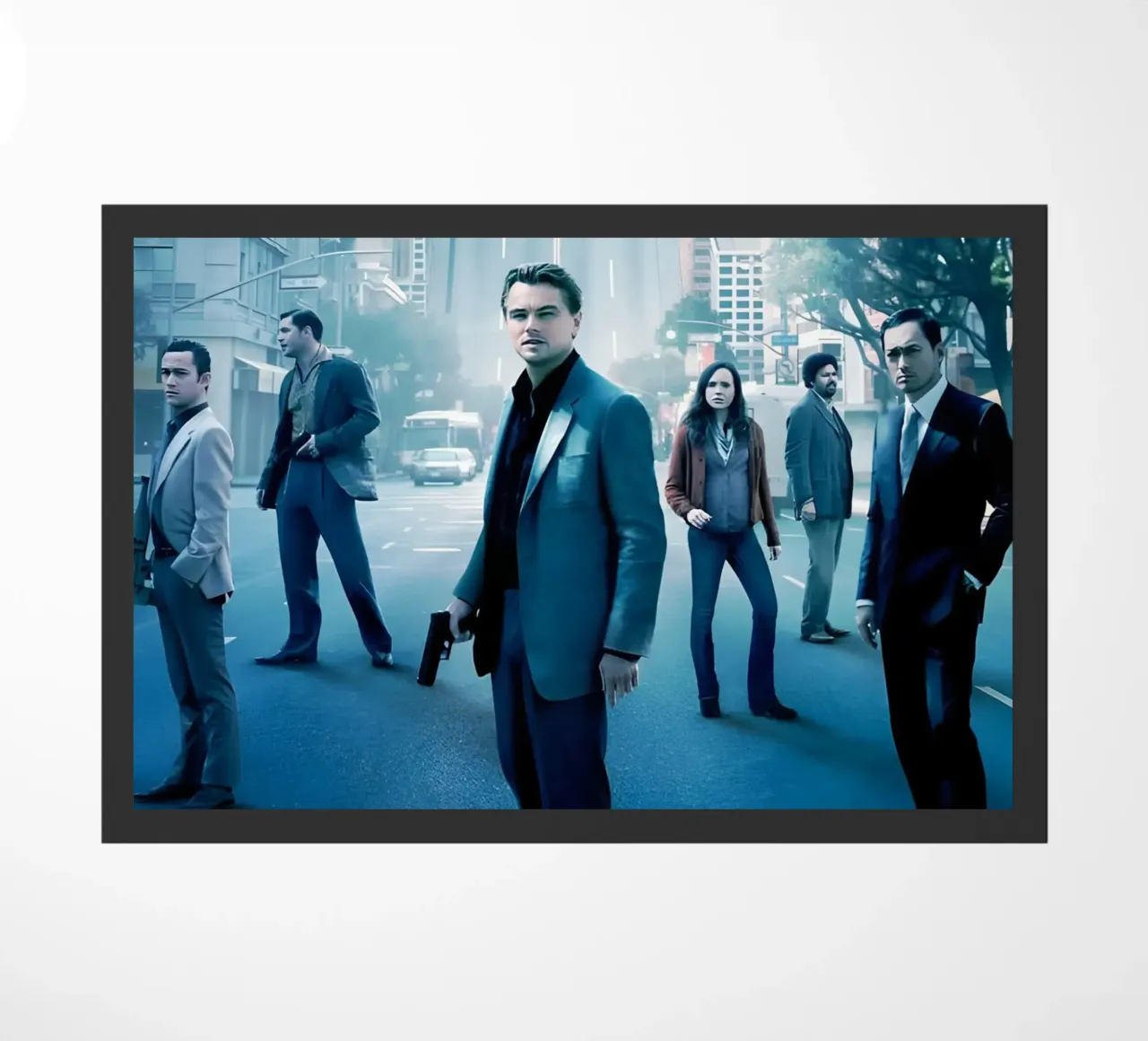 "A team of sharply dressed zerbino da Low poly art